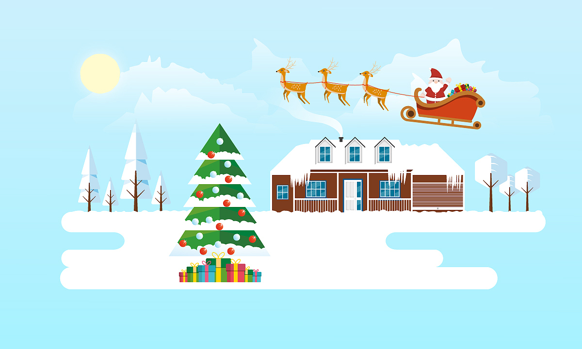 圣诞快乐（图ZMTM5NTc4ODUy） - 创作习作 - 站酷设计师夏小天5原创素材 - 站酷ZCOOL