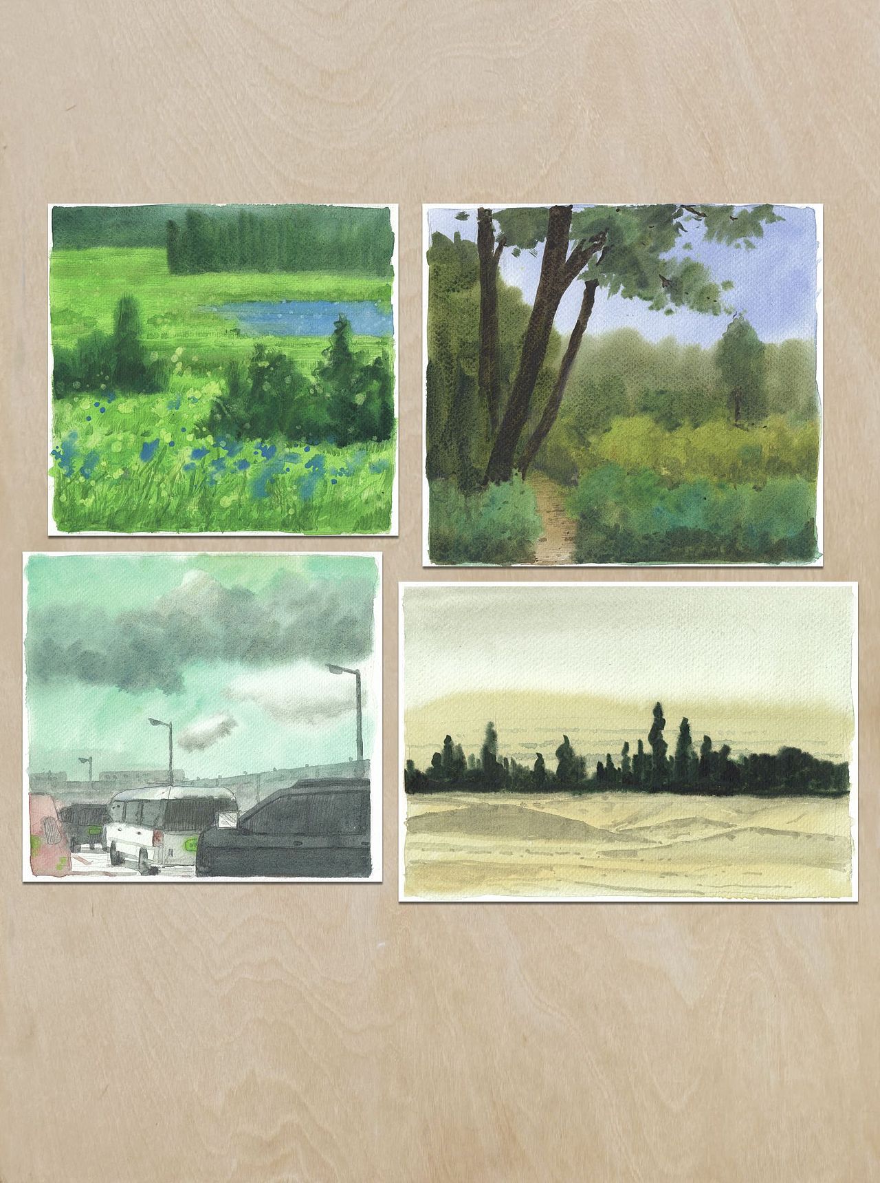 『画本系列』-我的第45本画本-绿色狂想曲主题习作（图ZMzUyNDk3MTEy） - 绘画 - 站酷设计师画画的陈一丘原创素材 - 站酷ZCOOL