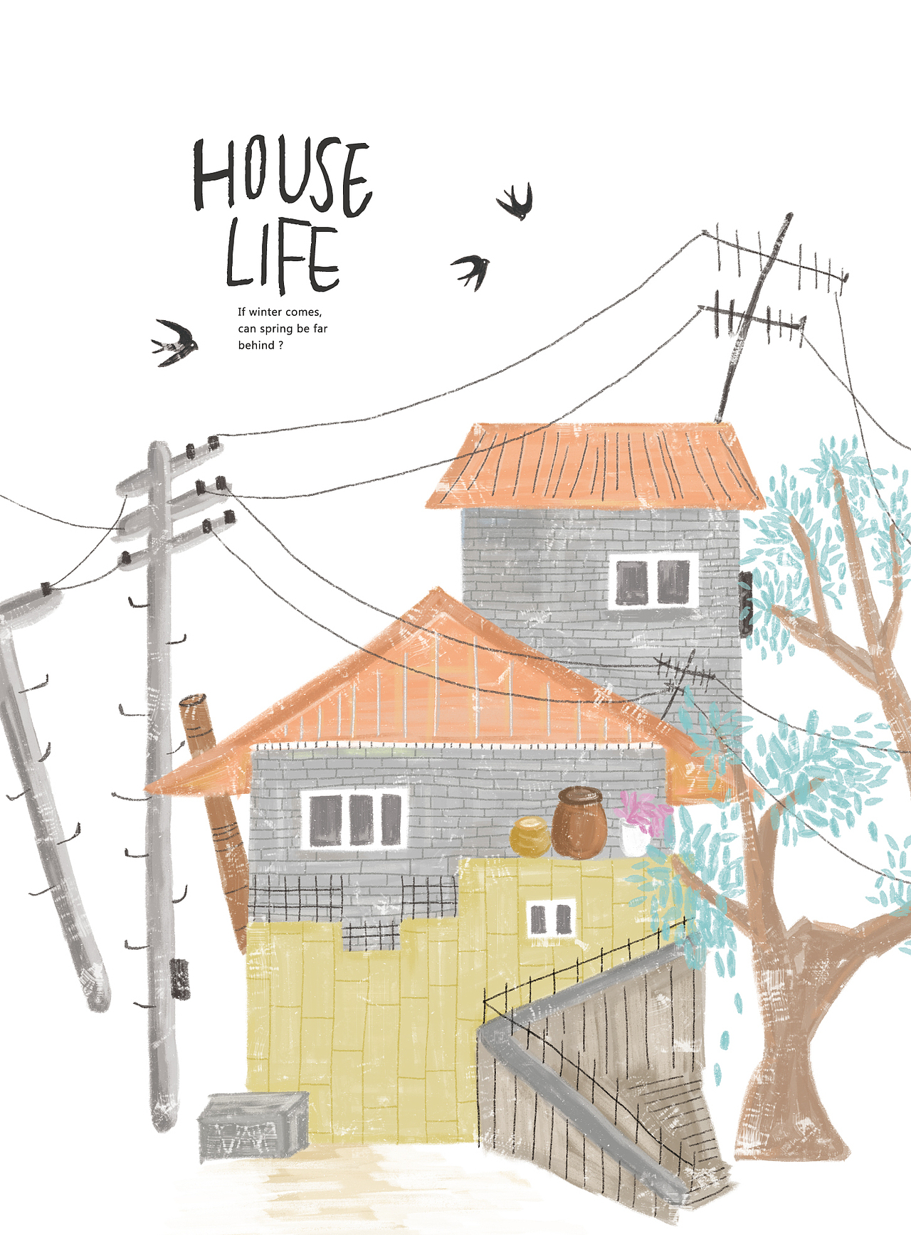 和屋（图ZODA3NTgzMjg=） - 商业插画 - 站酷设计师Bigpie原创素材 - 站酷ZCOOL