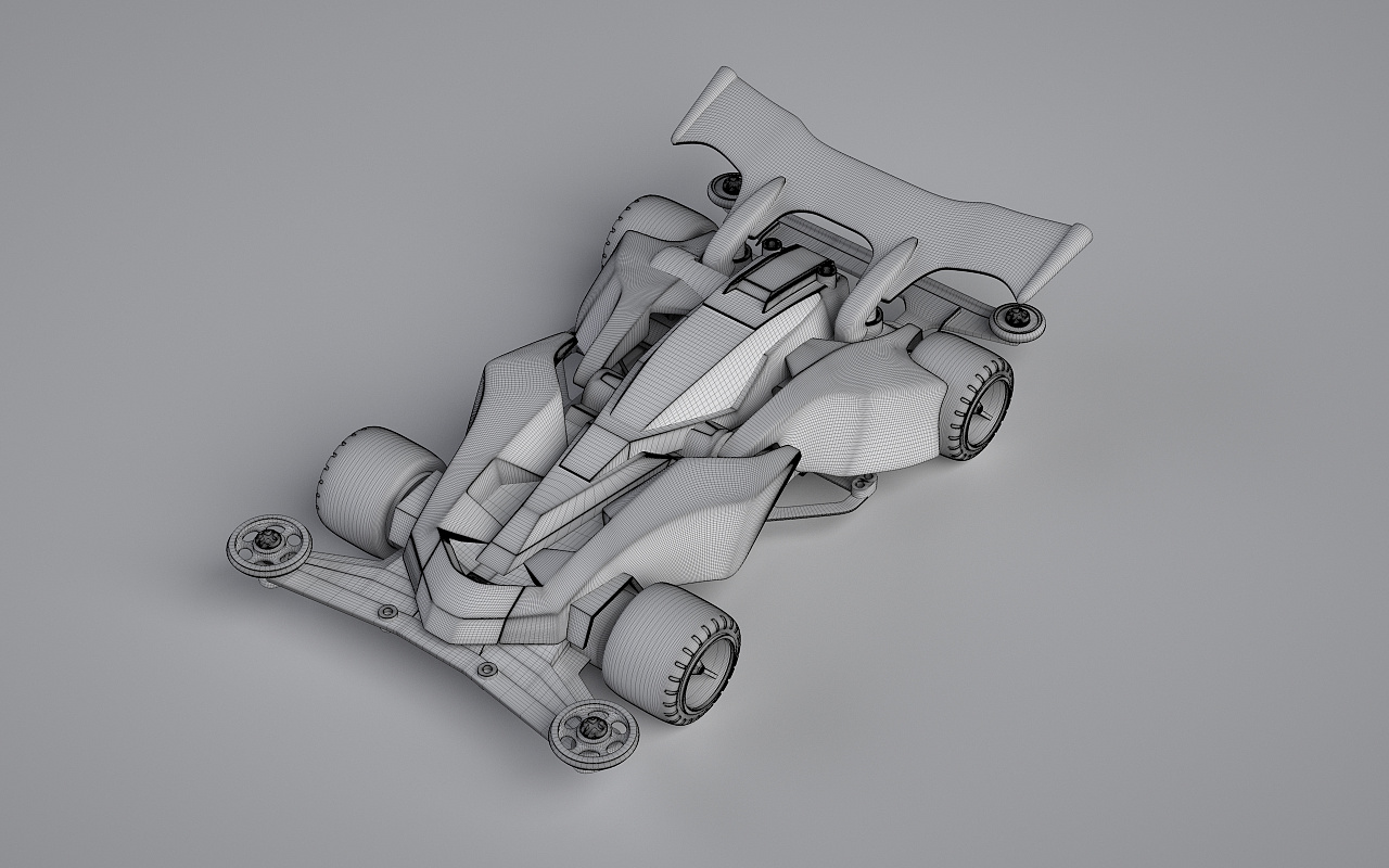 四驱车建模|三维|产品|给个倒角吧 - 原创作品 - 站酷 (zcool)