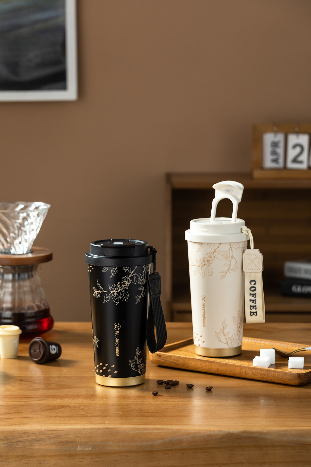 咖啡杯保温杯电商主图拍摄作品