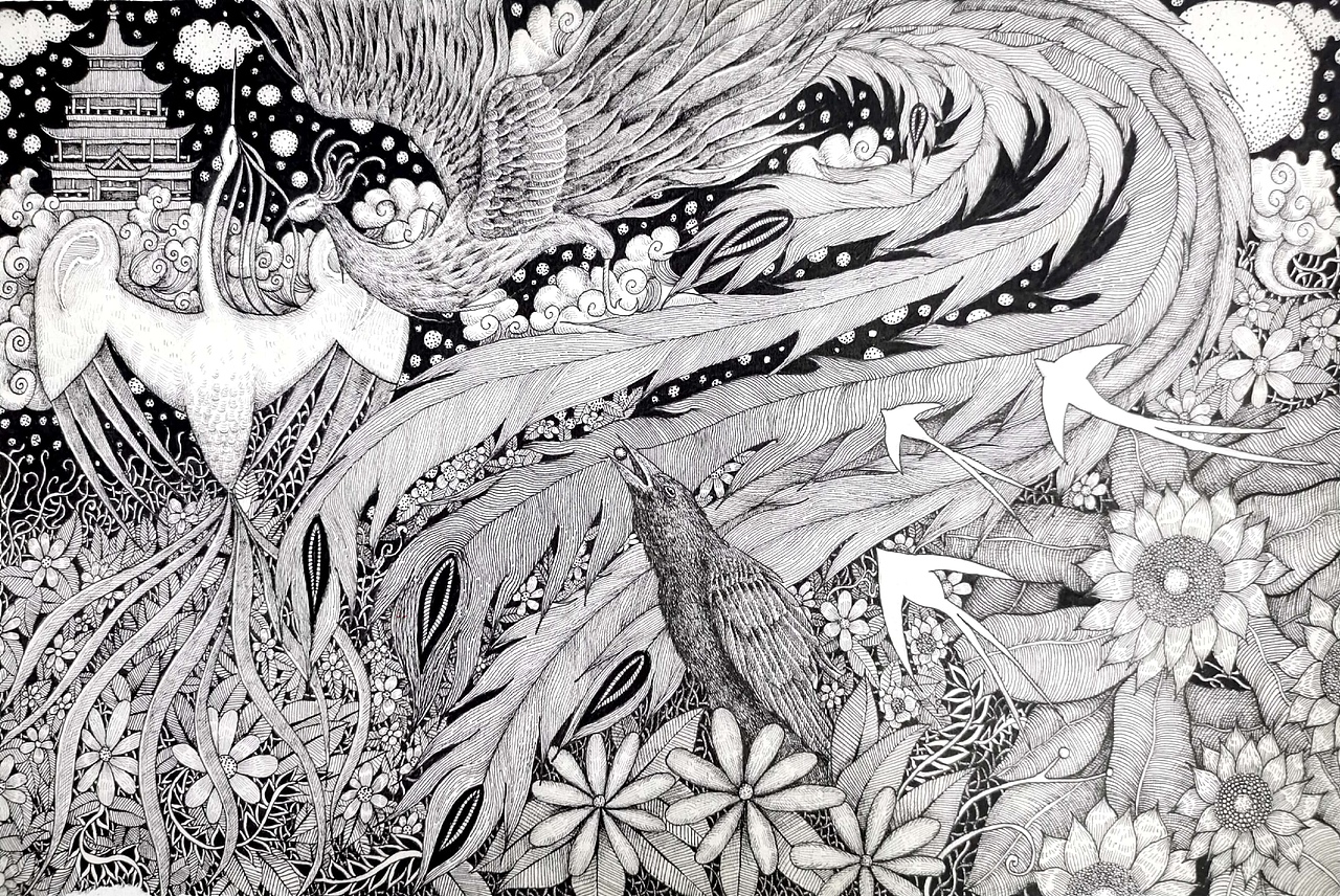 朱老师插画作品选等