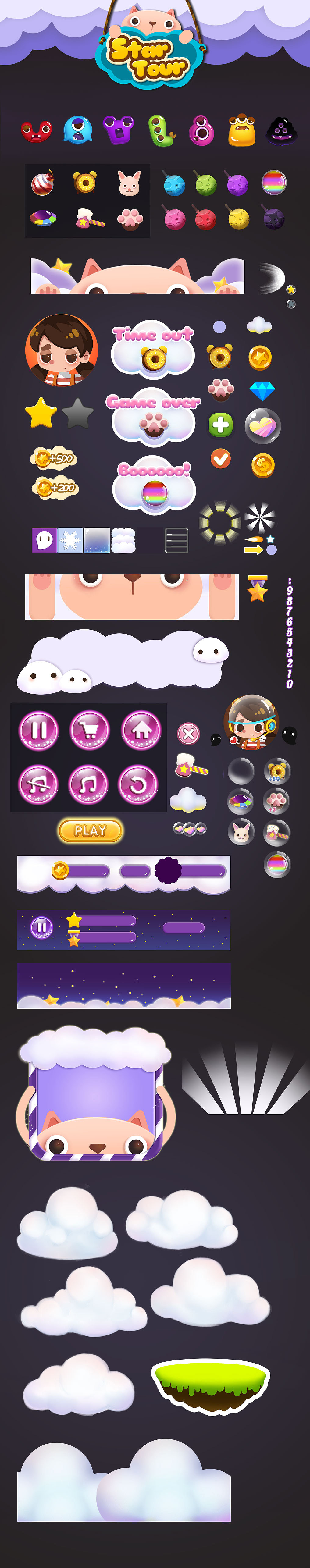 《star tour》游戏全套（图ZNDM0Mjk0MjA=） - 游戏UI - 站酷设计师l11月26日l原创素材 - 站酷ZCOOL