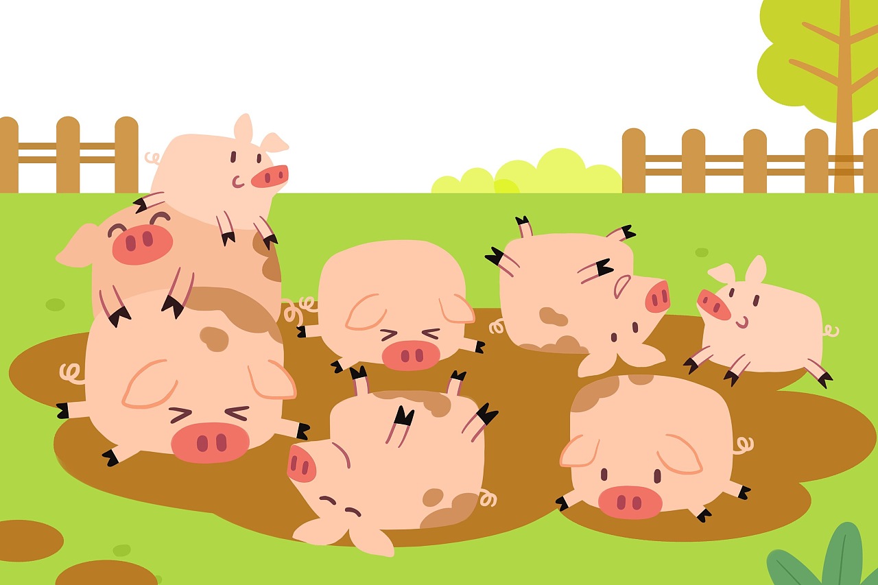 三只小猪3|插画|儿童插画|圆豆芽 - 原创作品 - 站酷 (ZCOOL)
