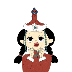 乌拉特姑娘微信表情