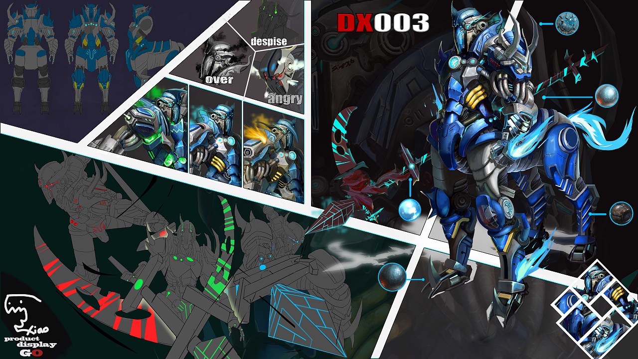 人马机甲设定练习