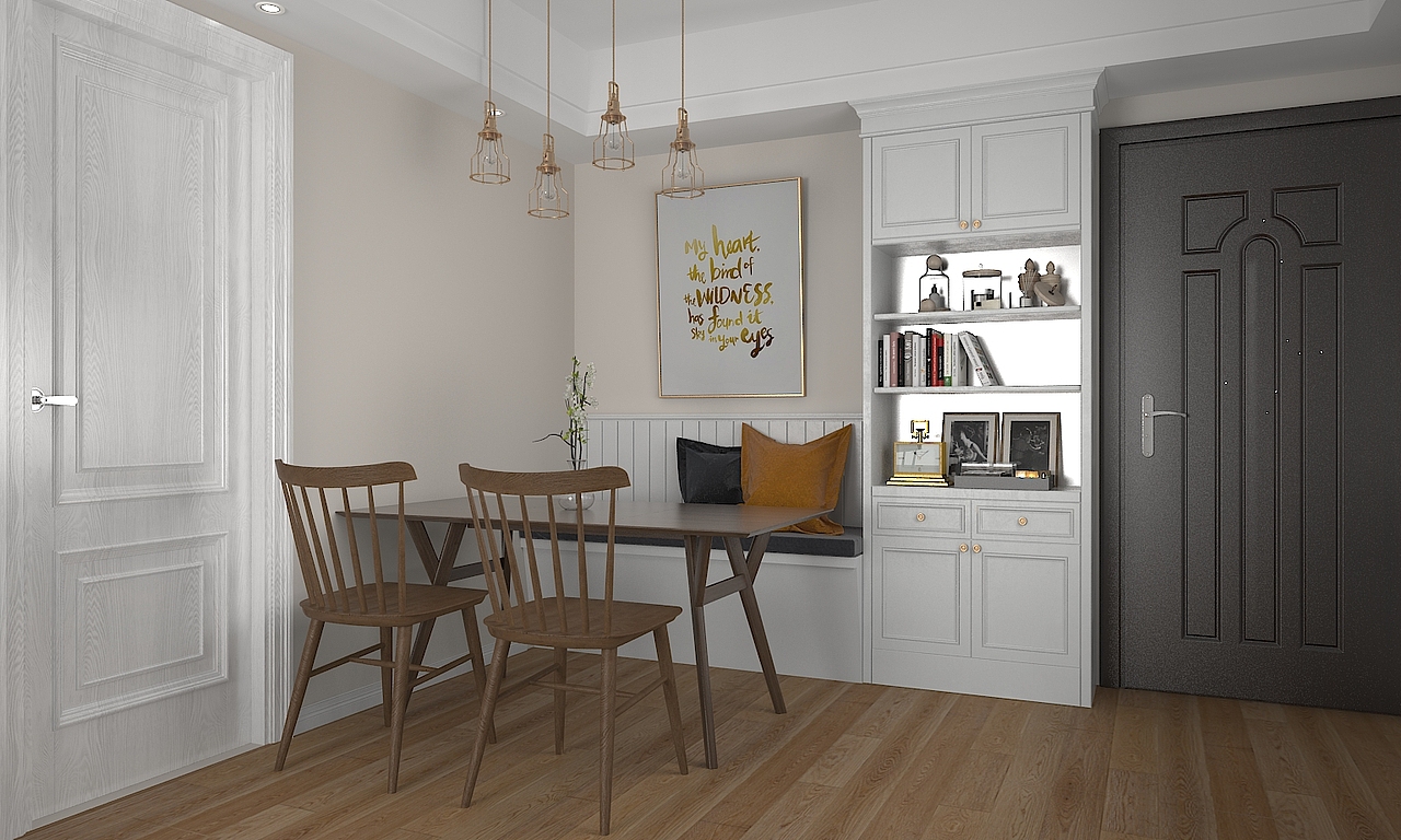 石家庄福美十号院106平米现代风格装修设计效果图（图ZMTE1NzMzNDk2） - 家装设计 - 站酷设计师石家庄设计安子原创素材 - 站酷ZCOOL