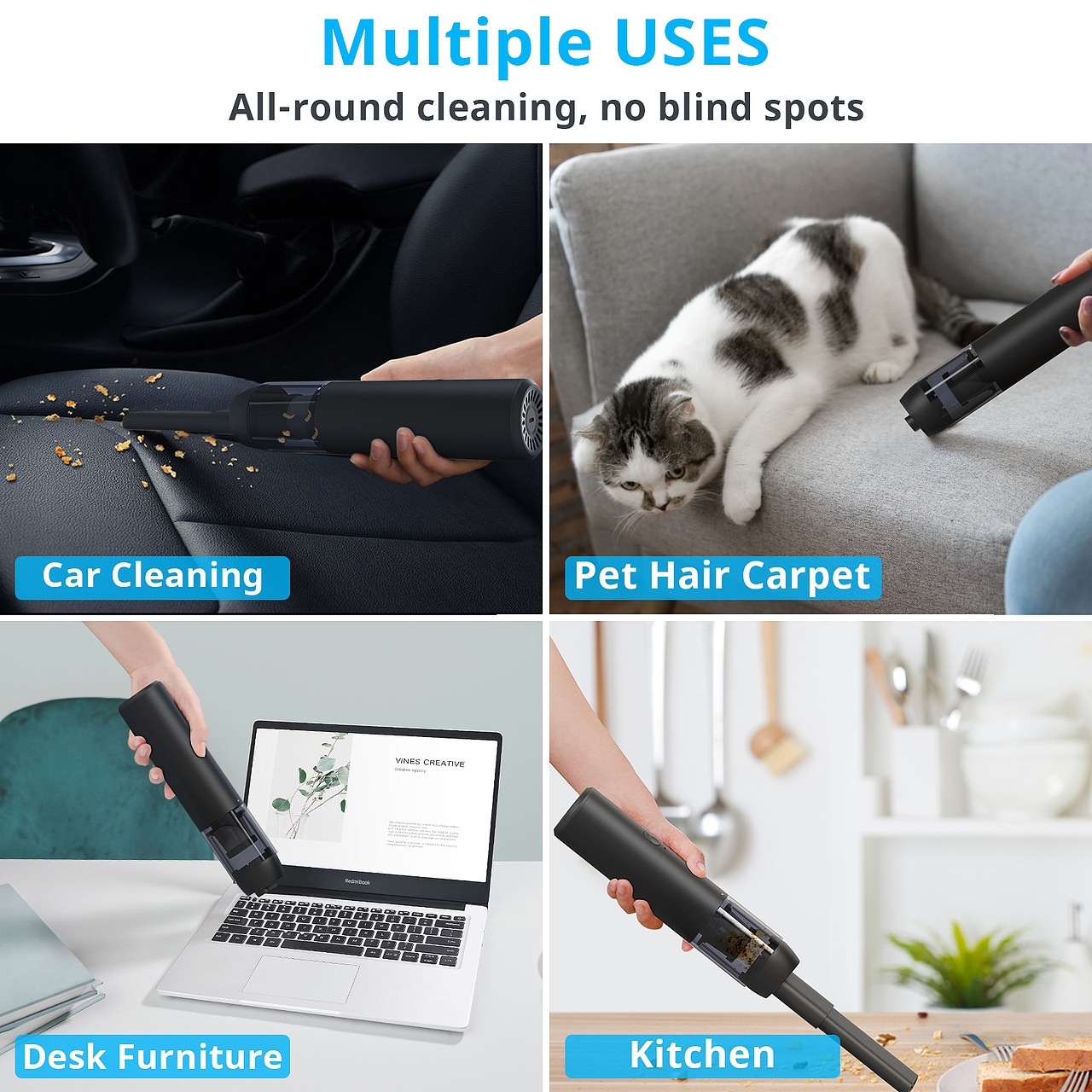 亚马逊主图手持吸尘器产品渲染+场景合成