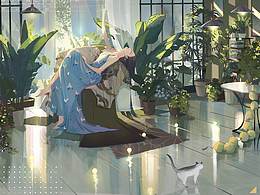 青黛色的明亮