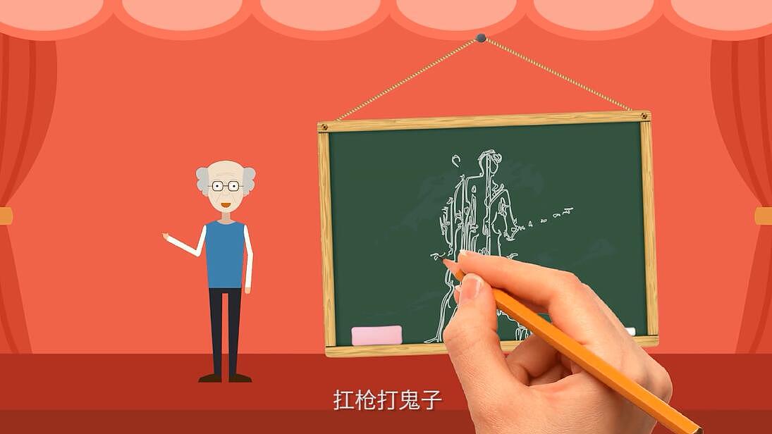 <爱国如饥渴>motiongraphic动画短片设计与制作