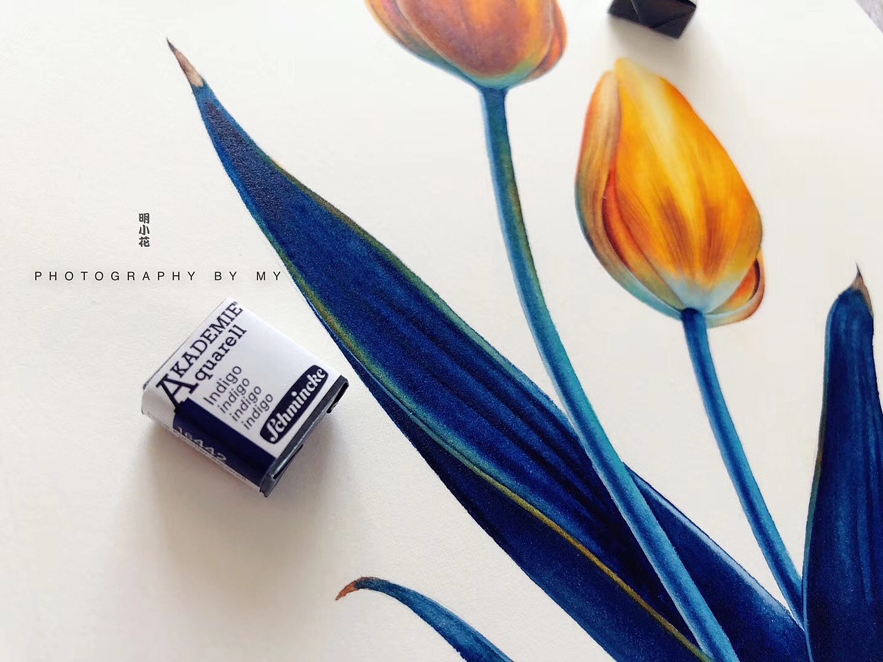 小花的水彩～两情相悦～（图ZMTIxNDY3NDU2） - 绘画 - 站酷设计师明小花原创素材 - 站酷ZCOOL