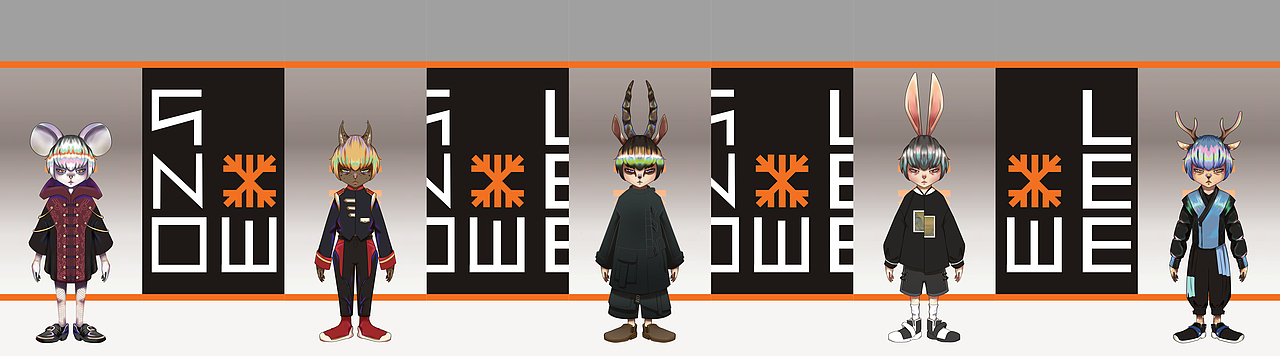 SNOWLEE时尚品牌形象设计（图ZMjcyMzU3MTM2） - 品牌 - 站酷设计师插画师3斤原创素材 - 站酷ZCOOL