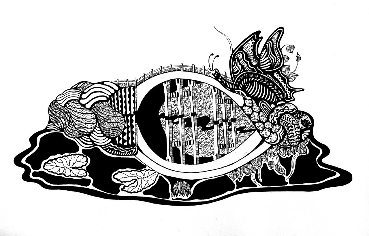 黑白灰|插画|商业插画|觅本 - 原创作品 - 站酷 (zcool)