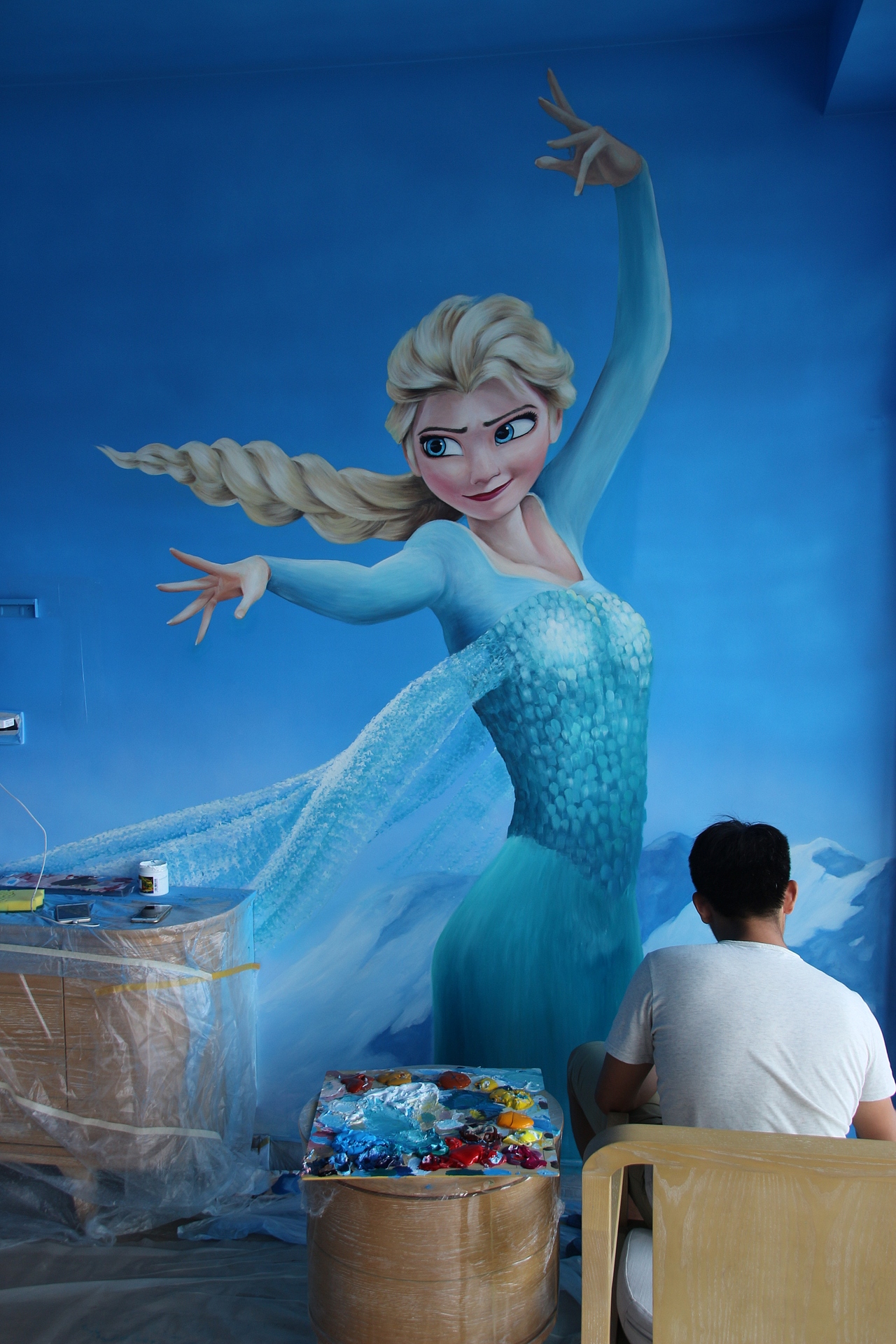 墙绘——冰雪奇缘