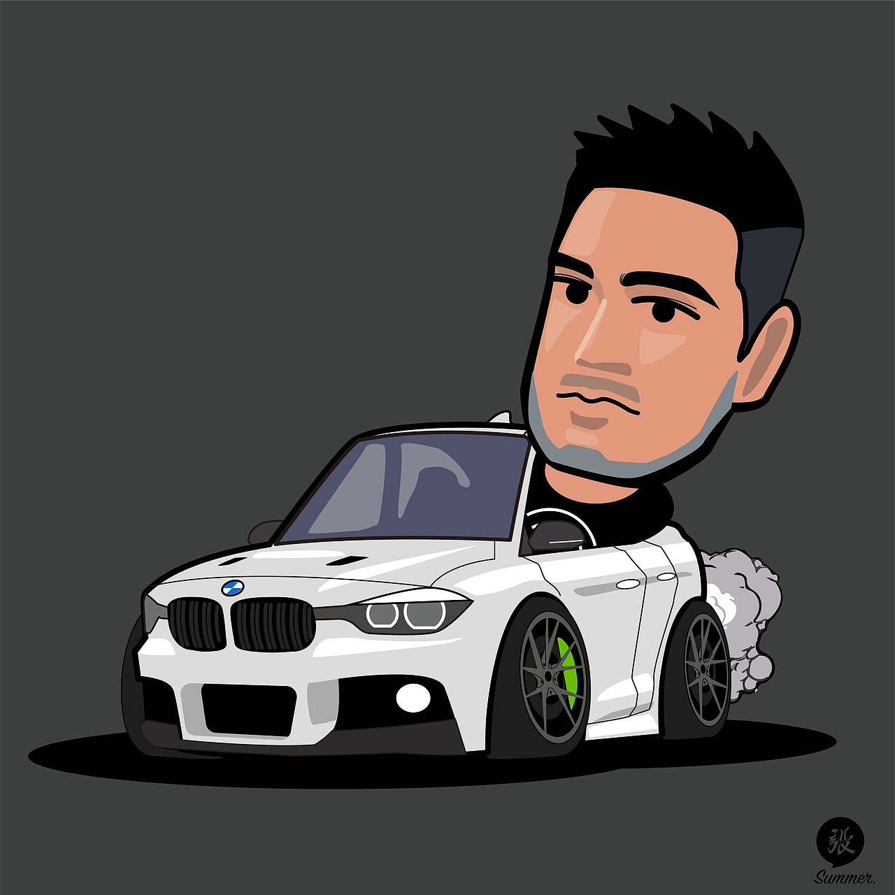 改装车插画·汽车插画/auto illustration