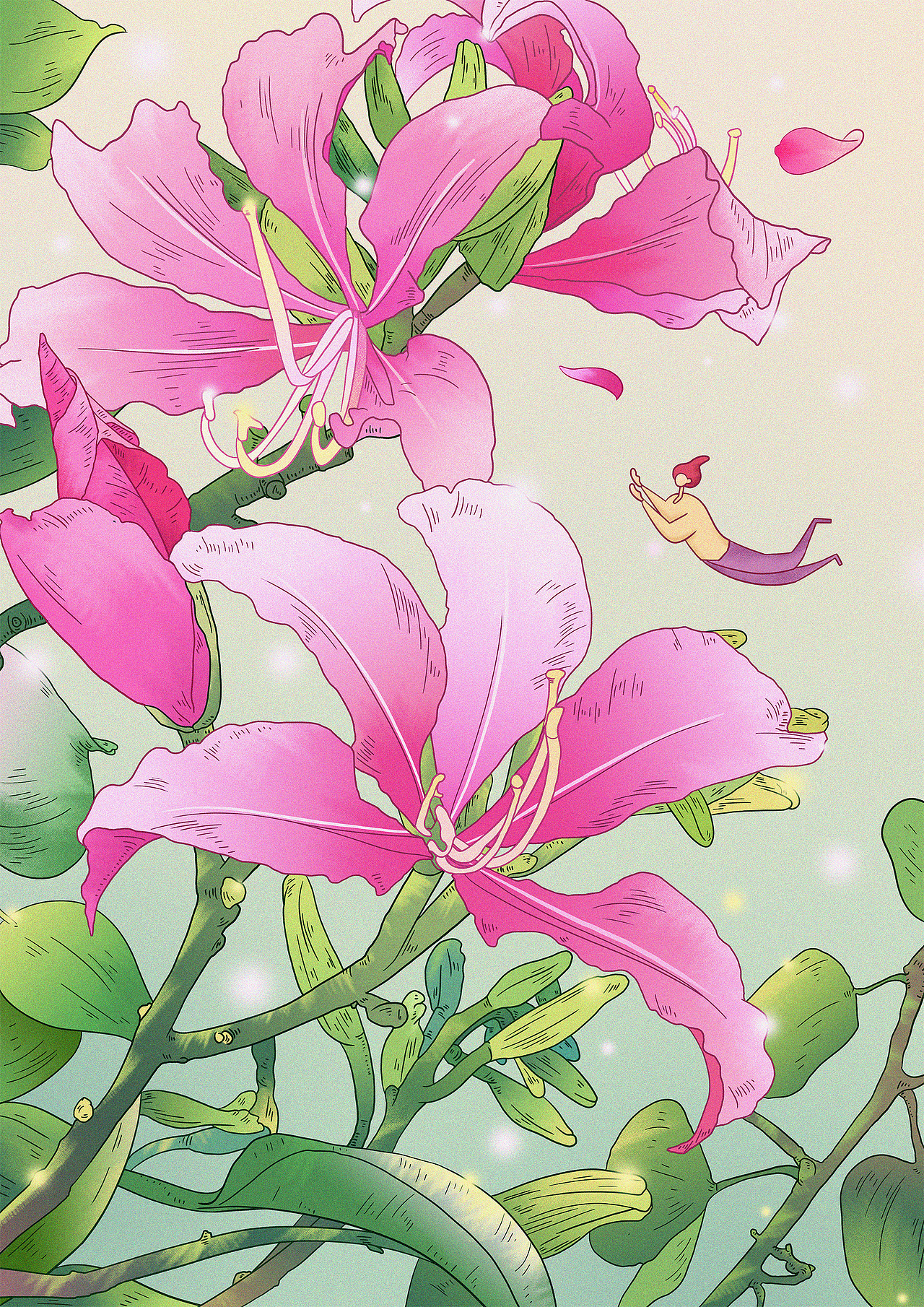 花儿（图ZMTk4NDUwMjI4） - 商业插画 - 站酷设计师匆匆儿原创素材 - 站酷ZCOOL