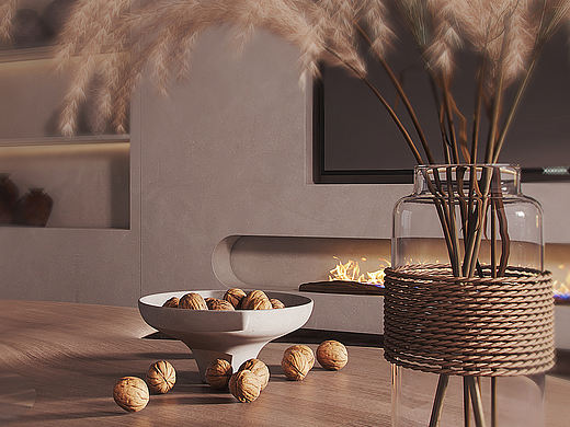 新作丨秋 侘寂风空间表现