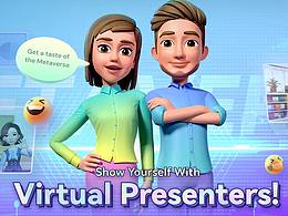 元宇宙3D虚拟人投票活动页面设计