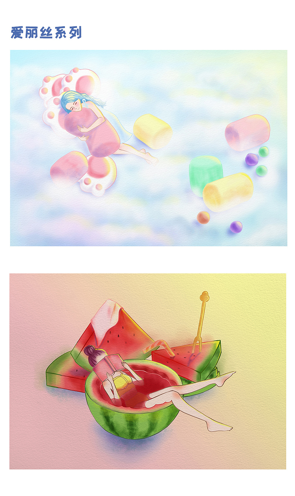 2019插画总结 | 不断尝试的一年（图ZMTkxMTg5Mzg4） - 创作习作 - 站酷设计师画画的猫野原创素材 - 站酷ZCOOL