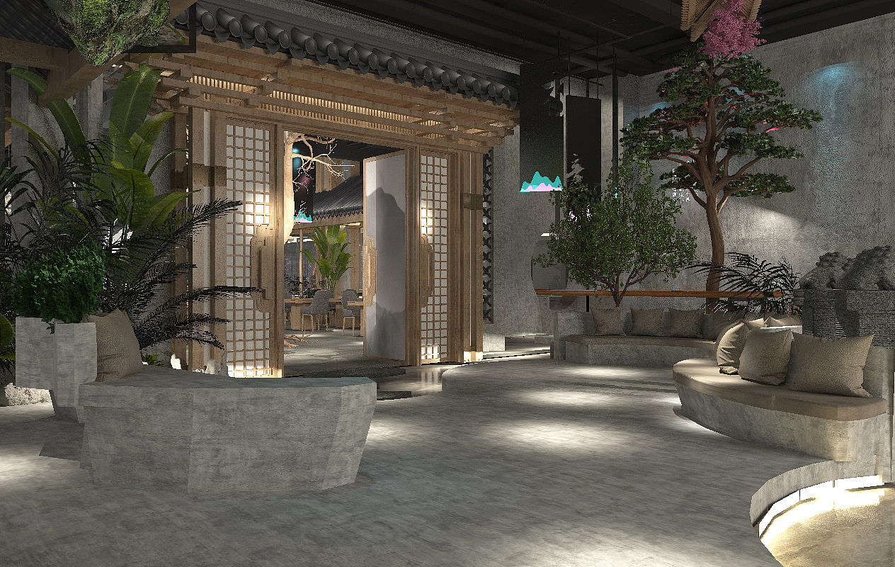 贵阳壹号|新中式，安然儒雅，点缀出华丽的气质（图ZMjE3NTg1MTEy） - 家装设计 - 站酷设计师一支孤独的浪花原创素材 - 站酷ZCOOL