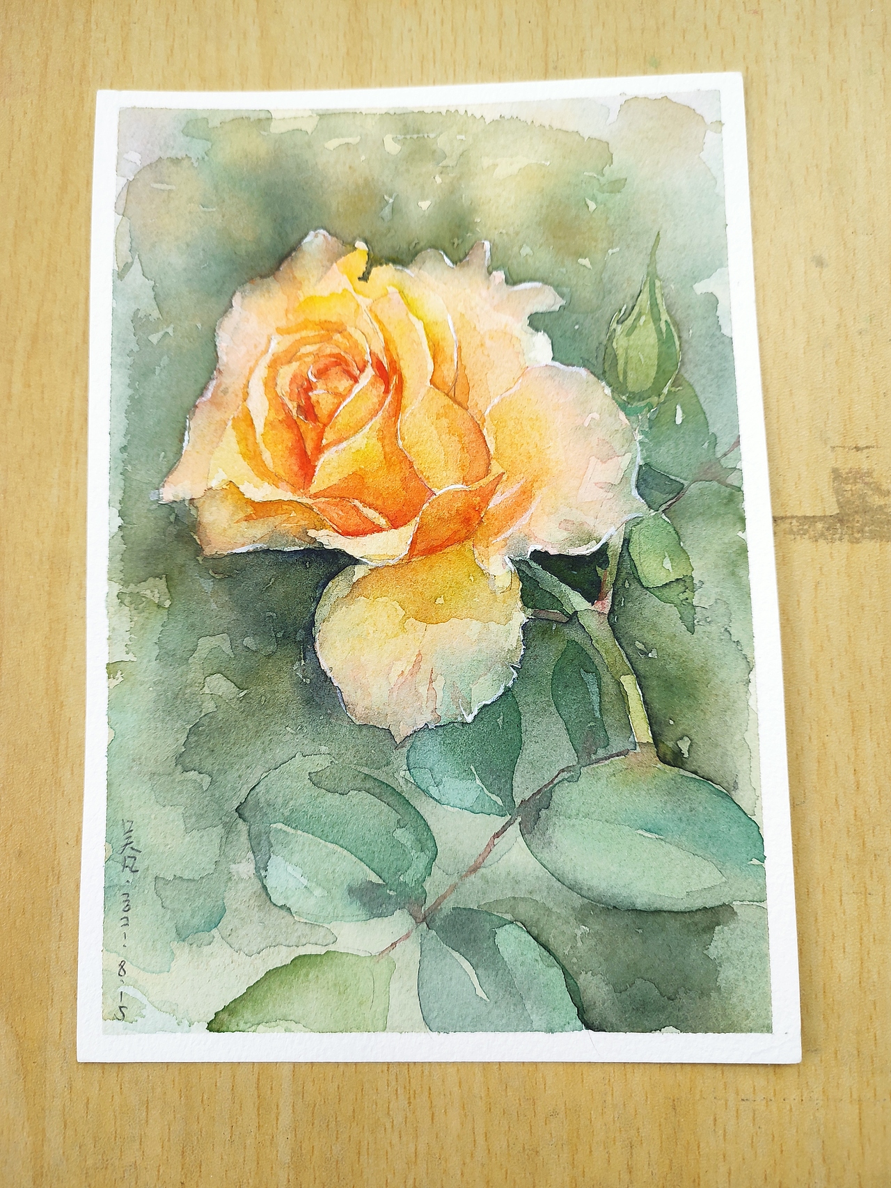 水彩花卉作品（一）（图ZMjY5MTg4NDA4） - 绘画 - 站酷设计师吴凡WF原创素材 - 站酷ZCOOL