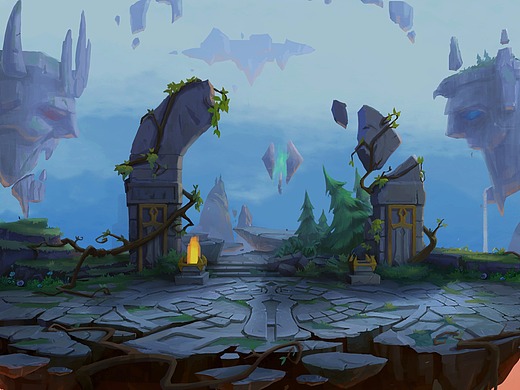 日韩类横版游戏场景