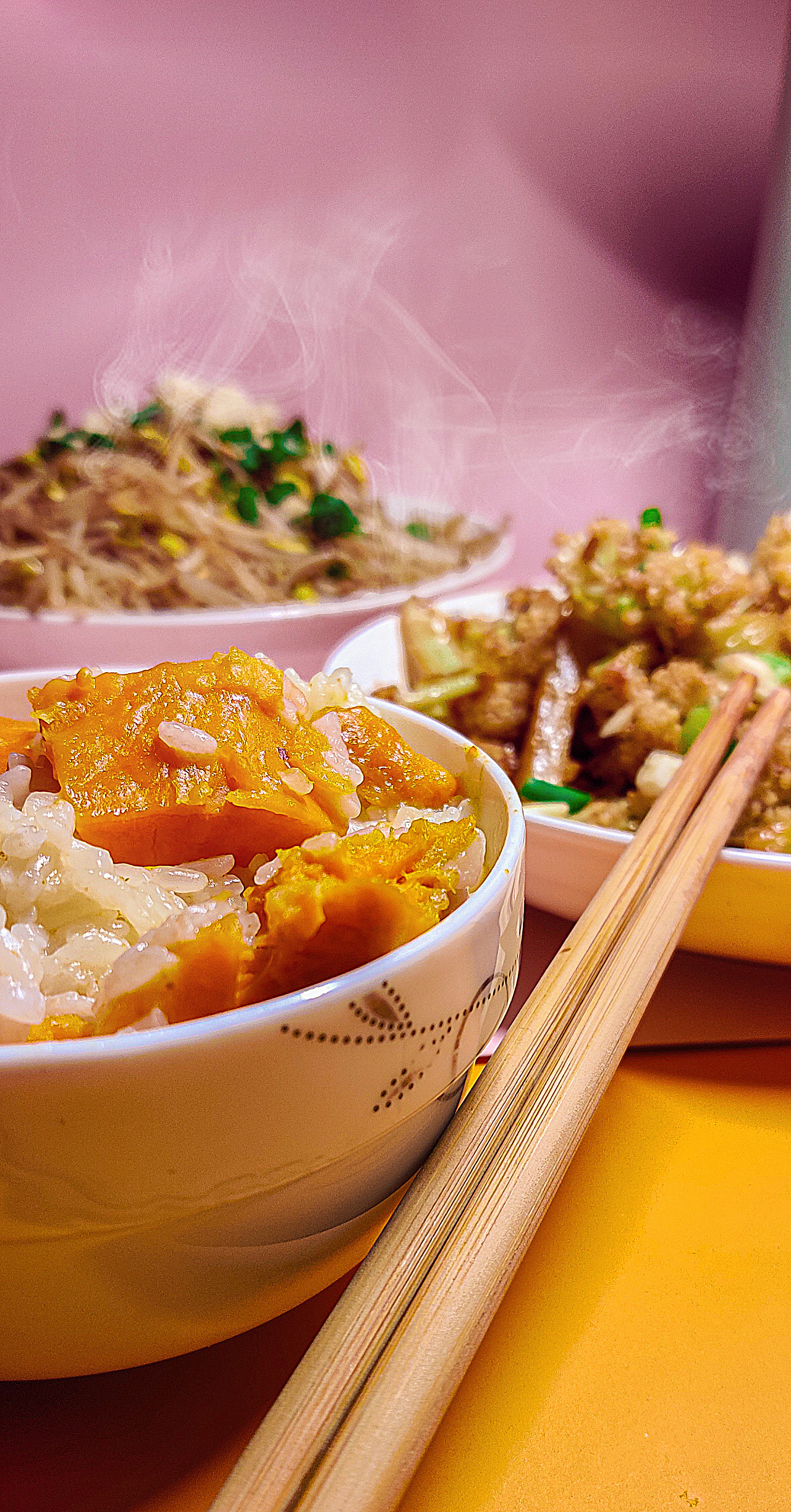 [手机摄影]一碗红薯干饭