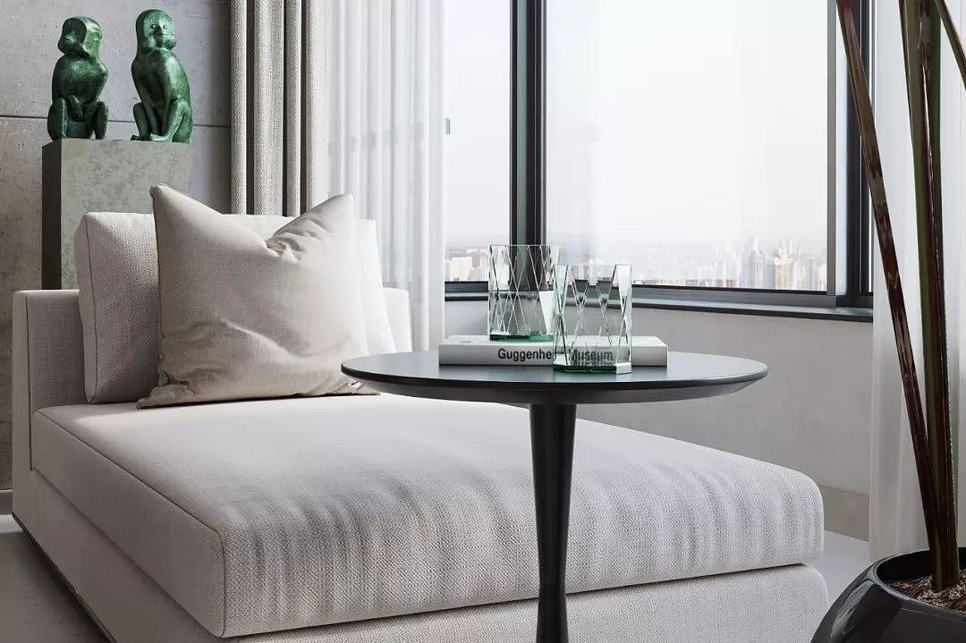 轻奢大平层设计,温柔的配色让温暖与高雅并存 