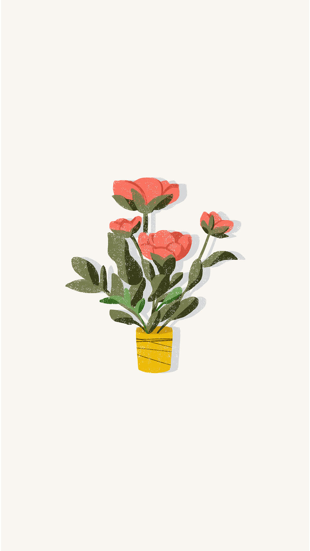 植物扁平插画
