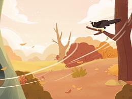 秋冬的小動(dòng)物們