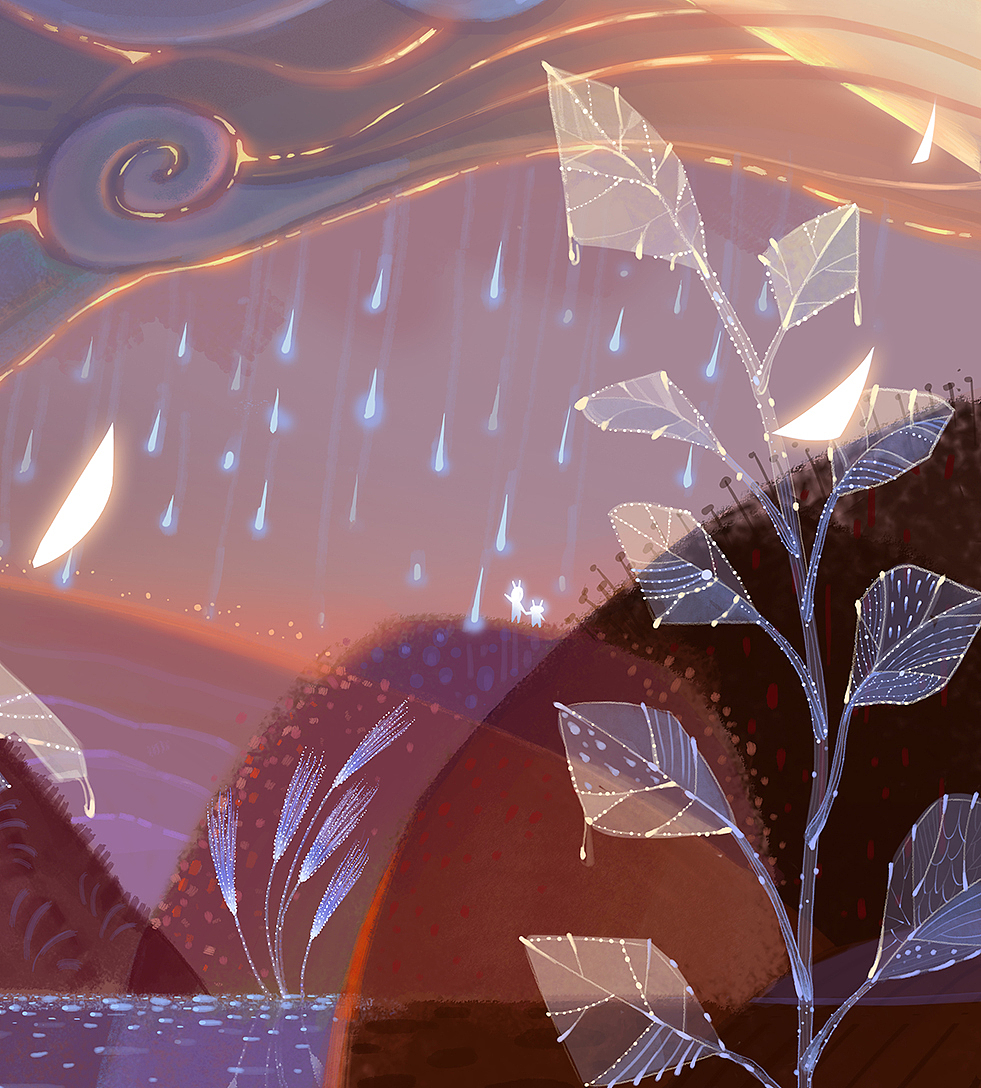 鹊桥仙（图ZOTI0NjQwNTY=） - 新锐潮流插画 - 站酷设计师鱼非鱼0000000000原创素材 - 站酷ZCOOL