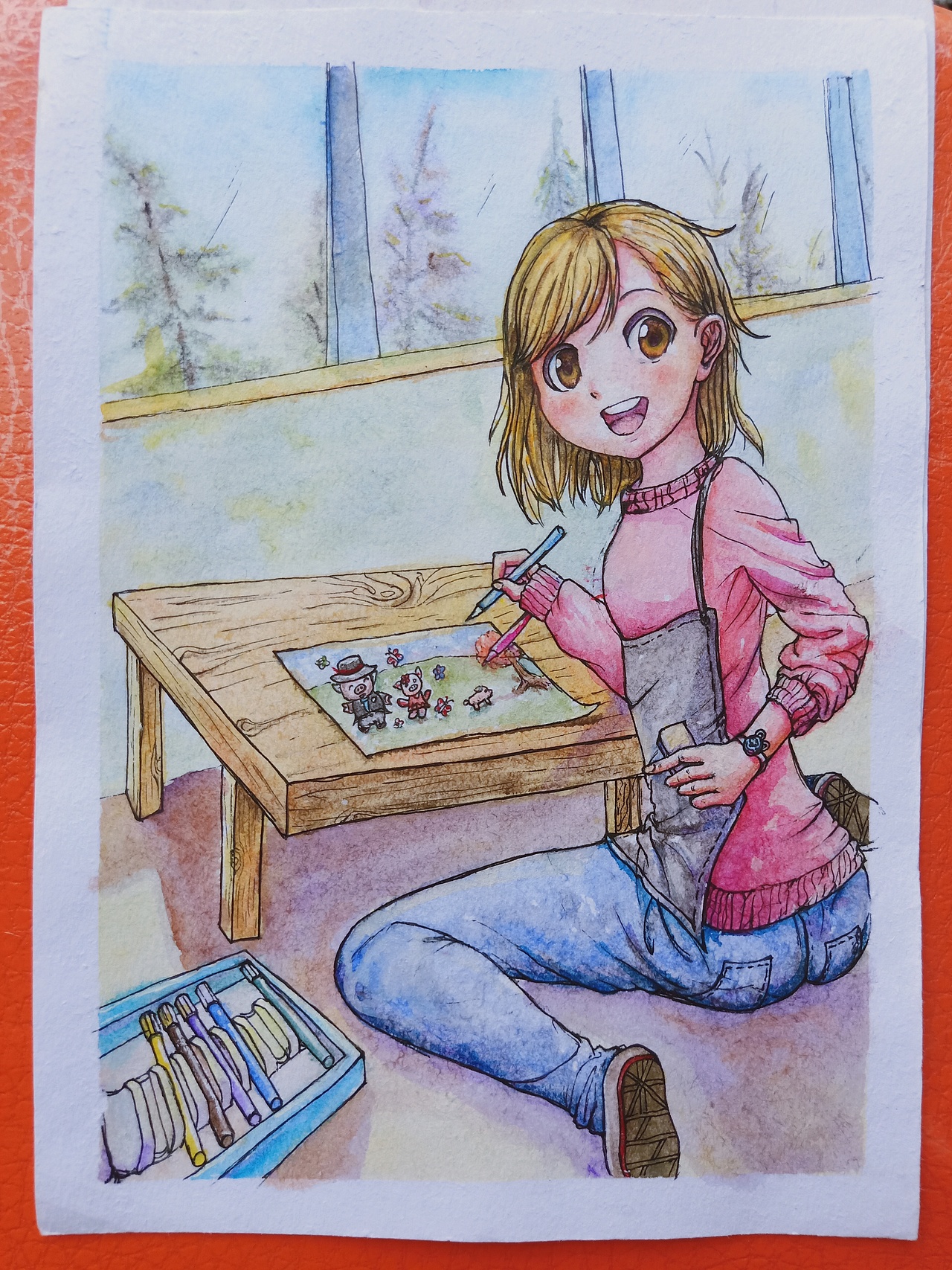 《朱妞妞的春天》插图后续（图ZMTI5MjcyMDQw） - 绘画 - 站酷设计师洪琪h7原创素材 - 站酷ZCOOL