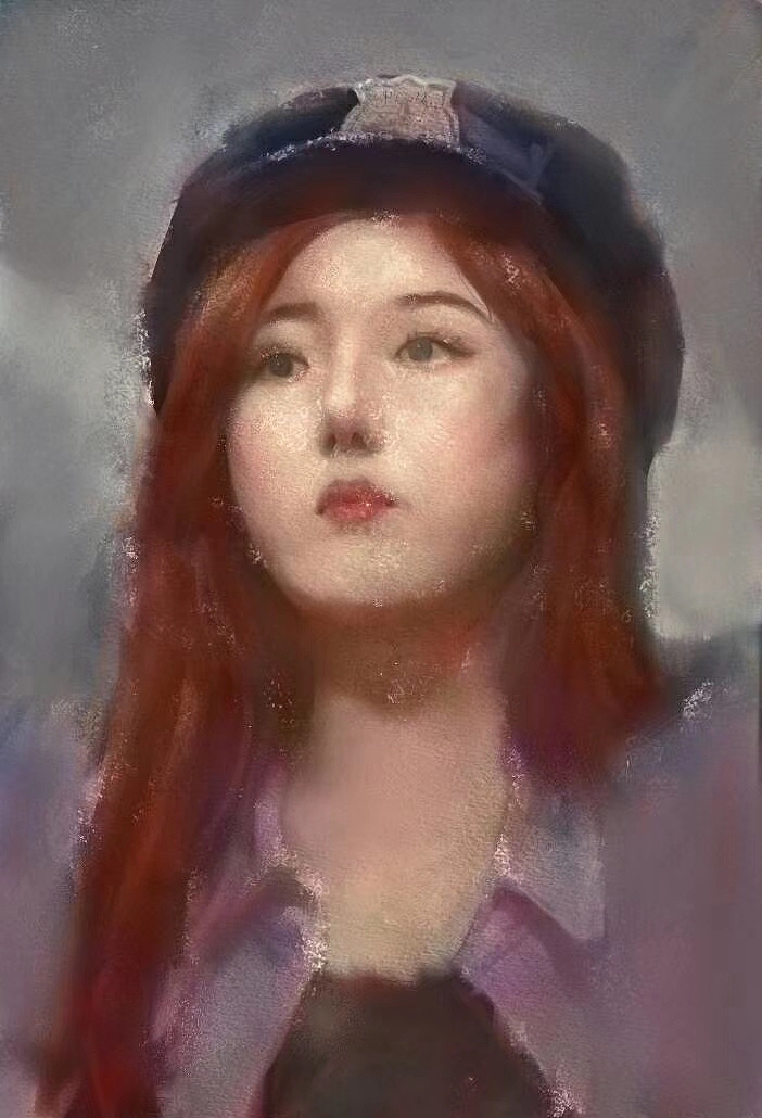 【板绘】原创饭绘gfriend sinb 黄恩妃 喷枪加水彩质感（图ZMjU3NjgxMzA0） - 艺术插画 - 站酷设计师画画的小建原创素材 - 站酷ZCOOL