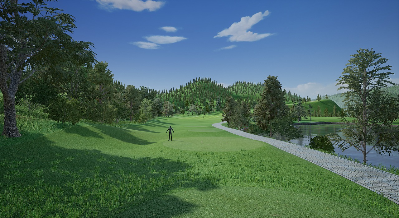 UE4高尔夫球场5（图ZMjc4ODA5MjIw） - 场景 - 站酷设计师freeyy_km原创素材 - 站酷ZCOOL