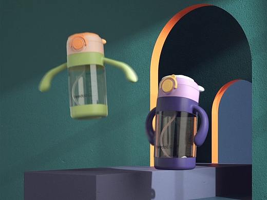 【beedoll奶牛儿童水杯】创意视觉动画——巨人谷制作 