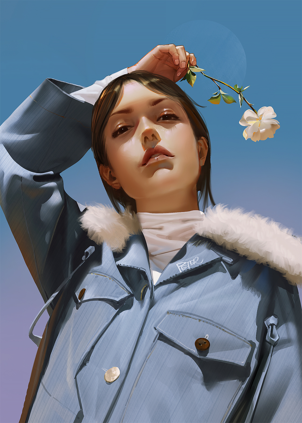 肖老师,你是我觉得画头像当中最执着的人了