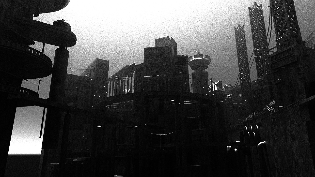 C4D概念场景（废墟）（图ZMjE1MDY1ODUy） - 场景 - 站酷设计师猎户座J原创素材 - 站酷ZCOOL