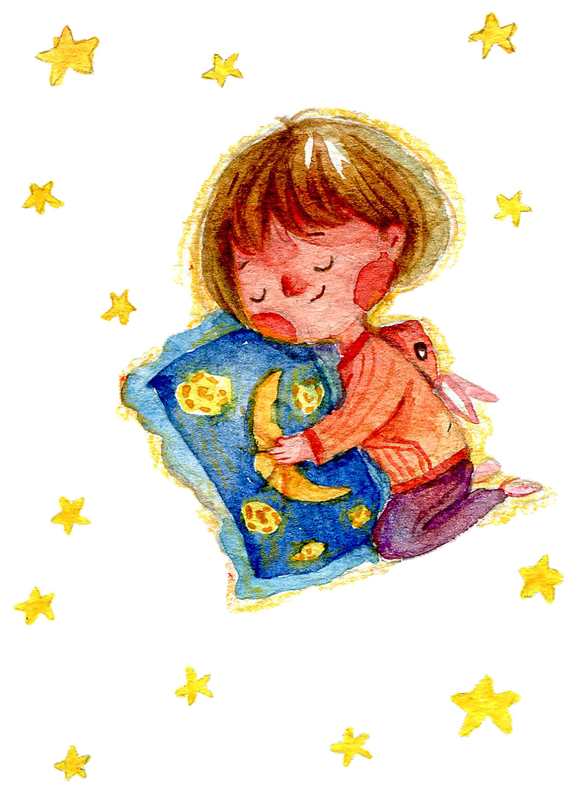 换了新枕头 晚安好梦