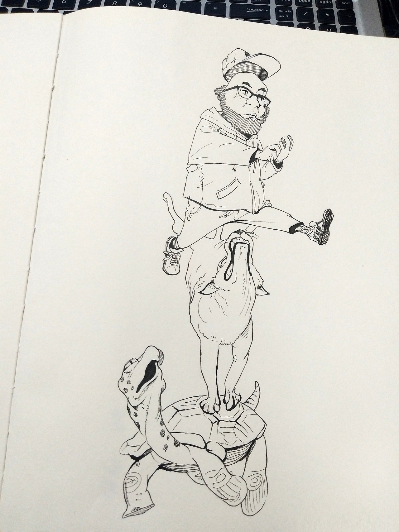 针管笔作品（图ZODg3ODc3MDg=） - 创作习作 - 站酷设计师不上油的机甲原创素材 - 站酷ZCOOL