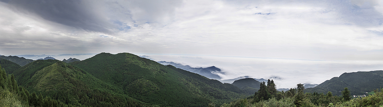 涪陵武陵山顶云海风光
