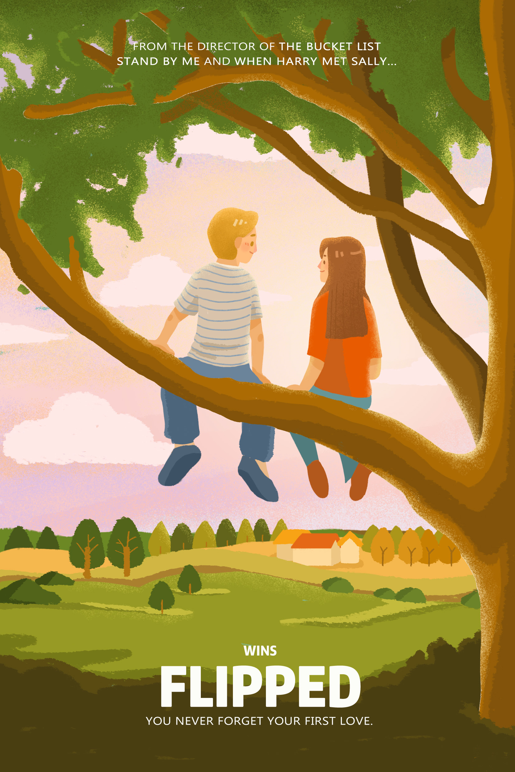 怦然心动|插画|艺术插画|rwins - 原创作品 - 站酷 (zcool)