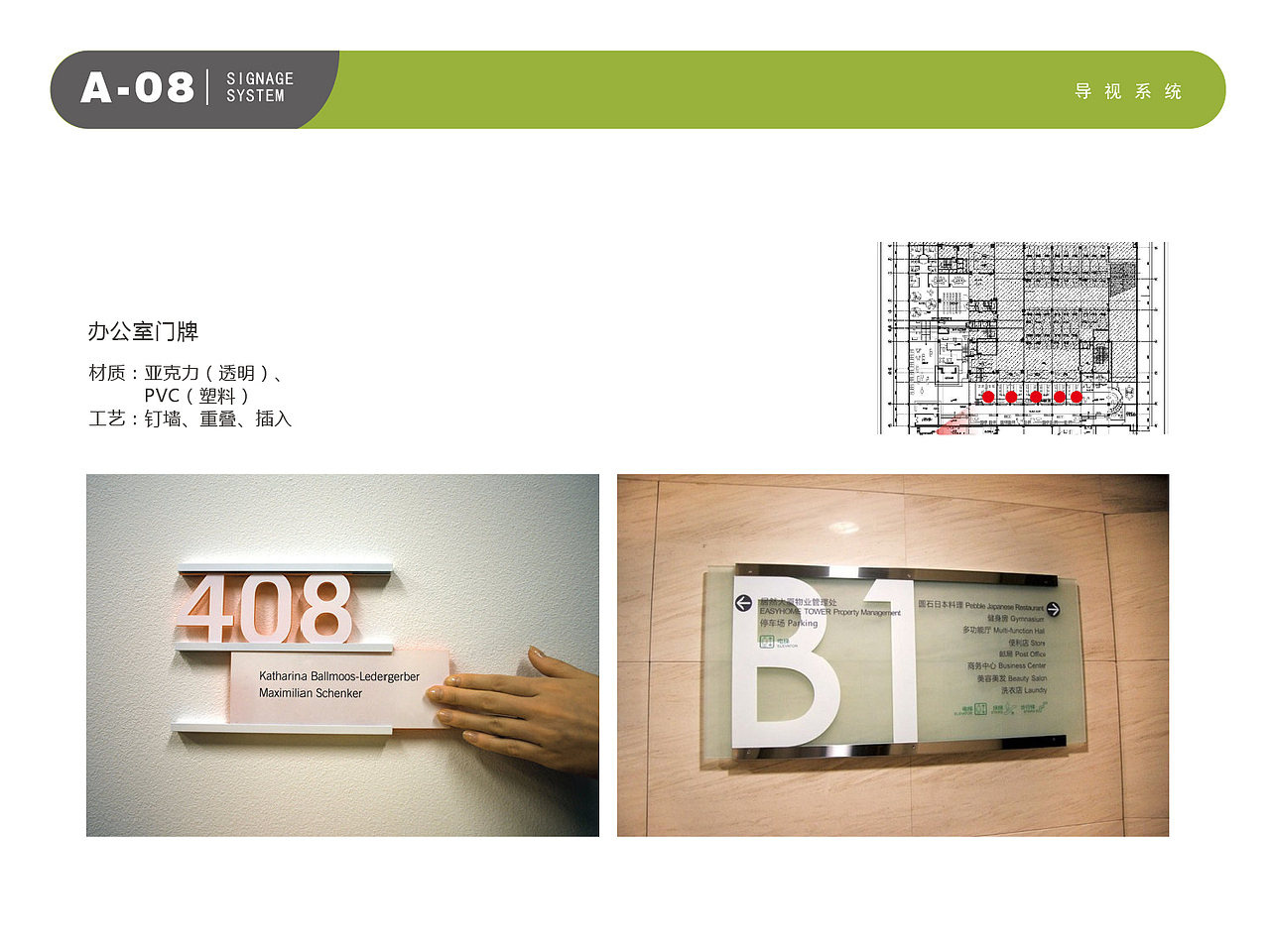 导视系统意向提案