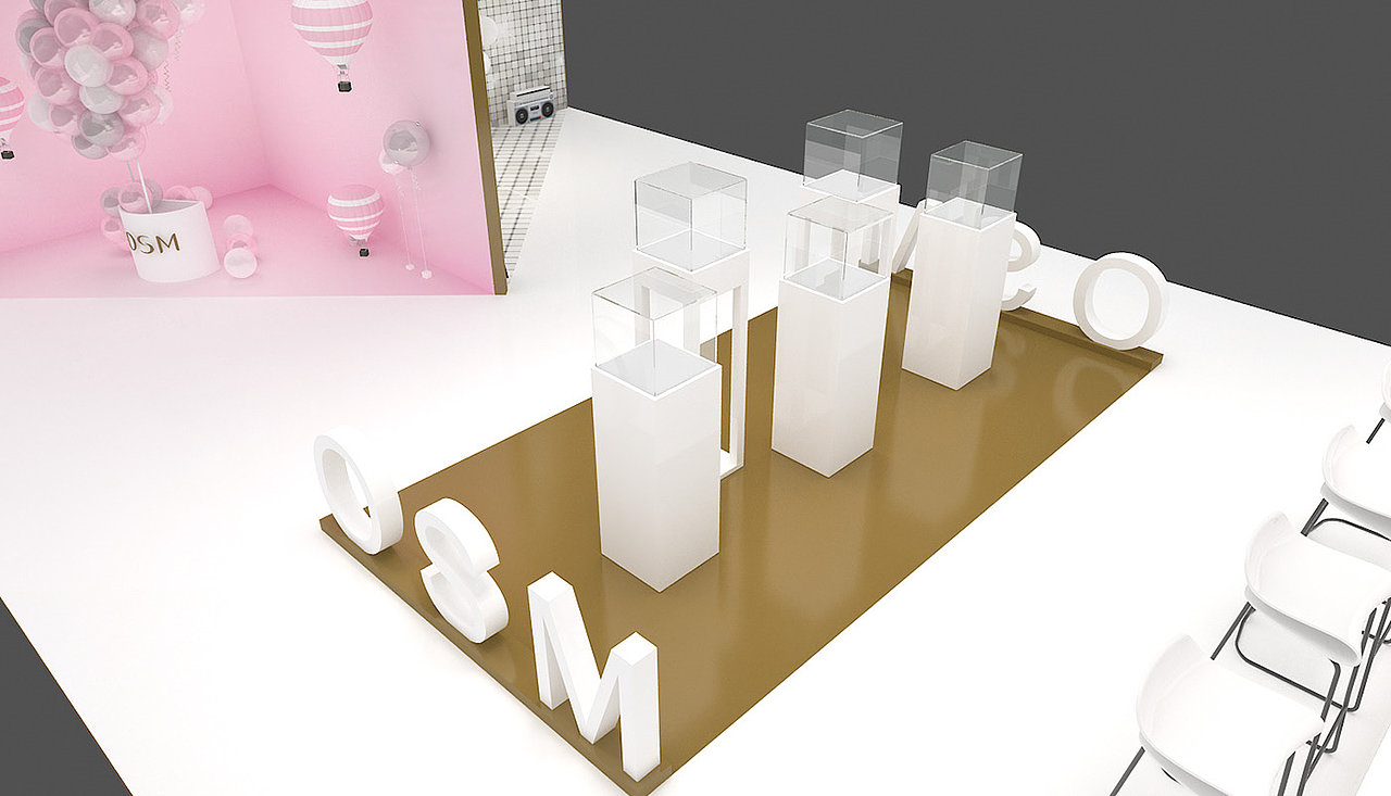 欧斯曼路演设计效果图