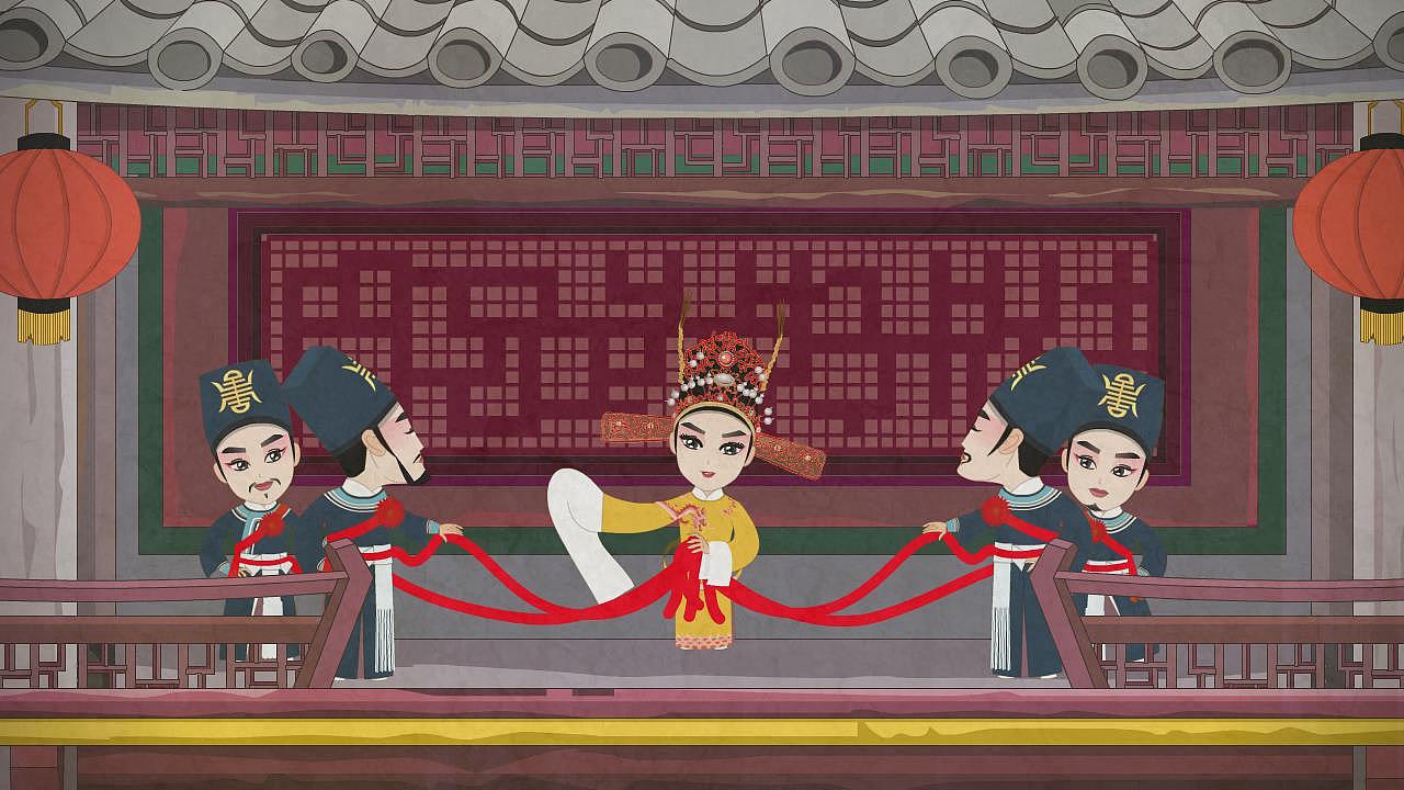 戏曲动画：萍踪艳影之状元打更（图ZMzY2NzQ2NTc2） - 其他动漫 - 站酷设计师王小东ART原创素材 - 站酷ZCOOL