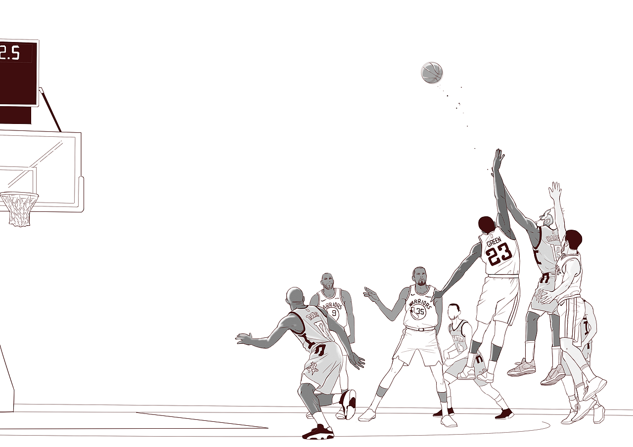 哈登绝杀勇士同人漫画