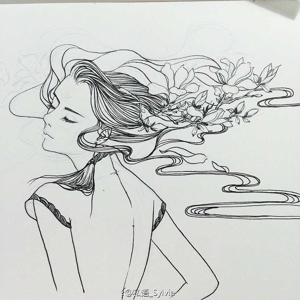 跟羽西合作的系列插画（图ZNTk4MjQxODQ=） - 商业插画 - 站酷设计师SylviaP_P原创素材 - 站酷ZCOOL