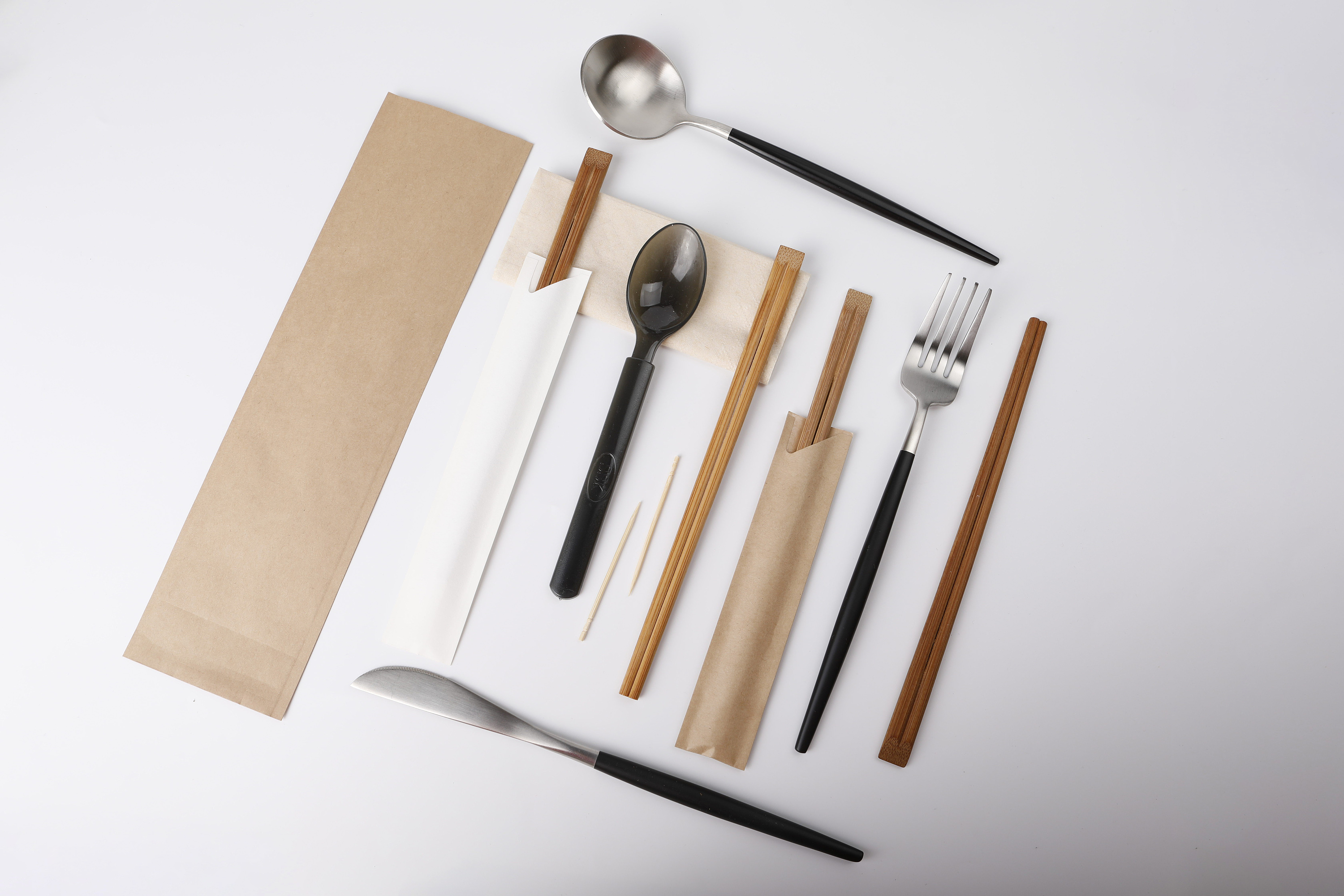 筷子套餐具包样机