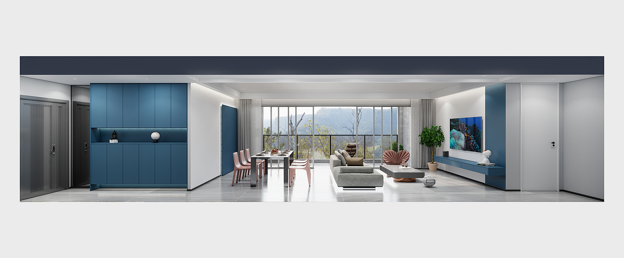 125㎡现代风格装修设计