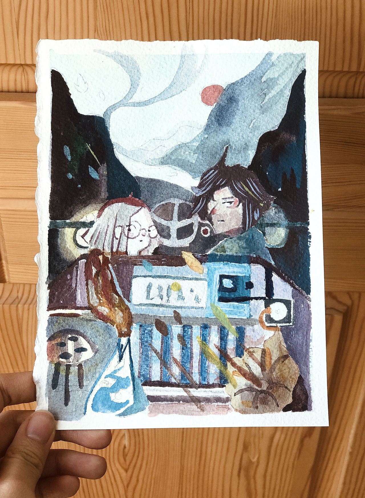 一起去山顶⛰️（图ZMjgzNjE5NTE2） - 创作习作 - 站酷设计师Carina_OwO_原创素材 - 站酷ZCOOL