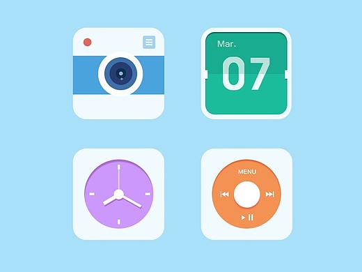 手机界面APP图标设计/UI设计